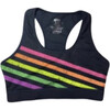 Adult Sports Bra, Neon Stripe - Bras - 1 - thumbnail