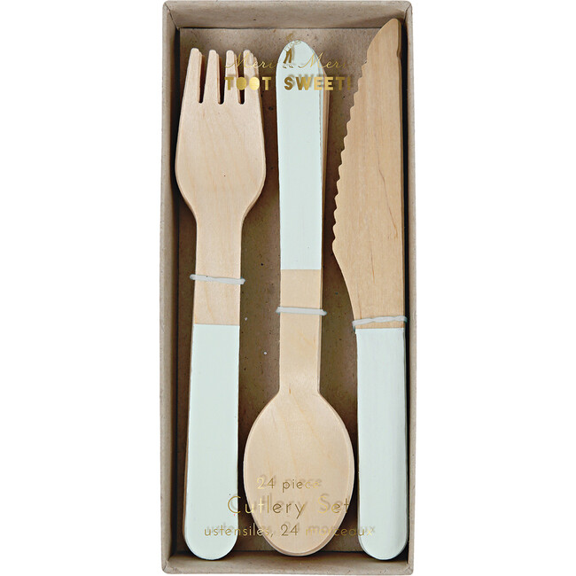 Mint Wooden Cutlery Set - Tableware - 1