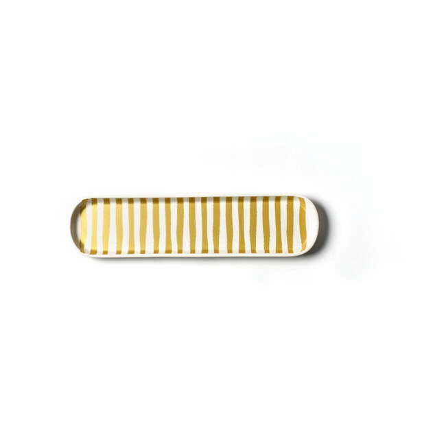 Scoop Oval Tray, Gold Stripe - Accents - 2