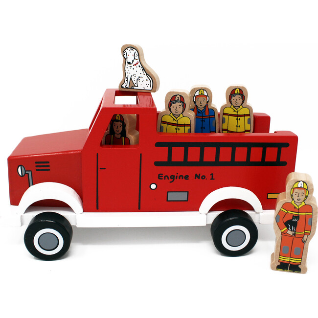 To The Rescue Magnetic Fire Truck - Transportation - 3