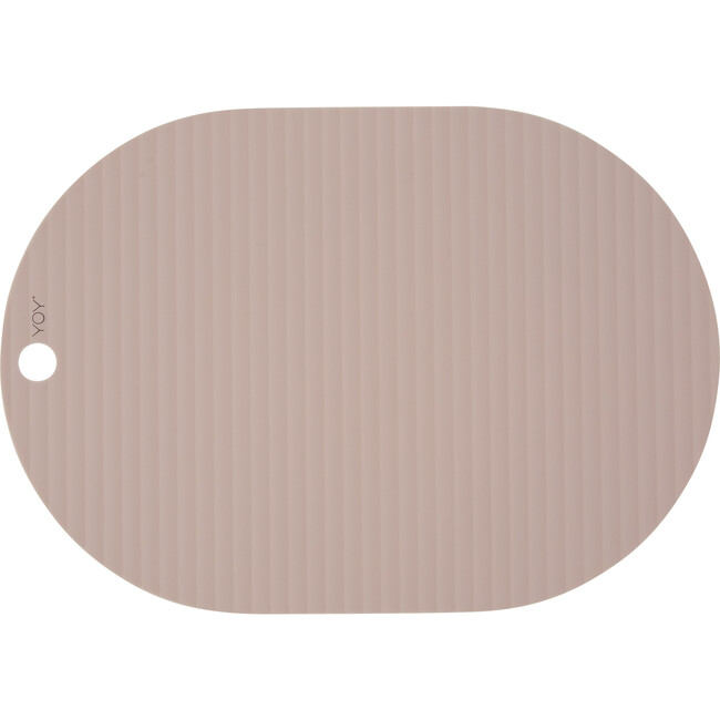 Set of 2 Ribbo Silicone Placemats, Rose