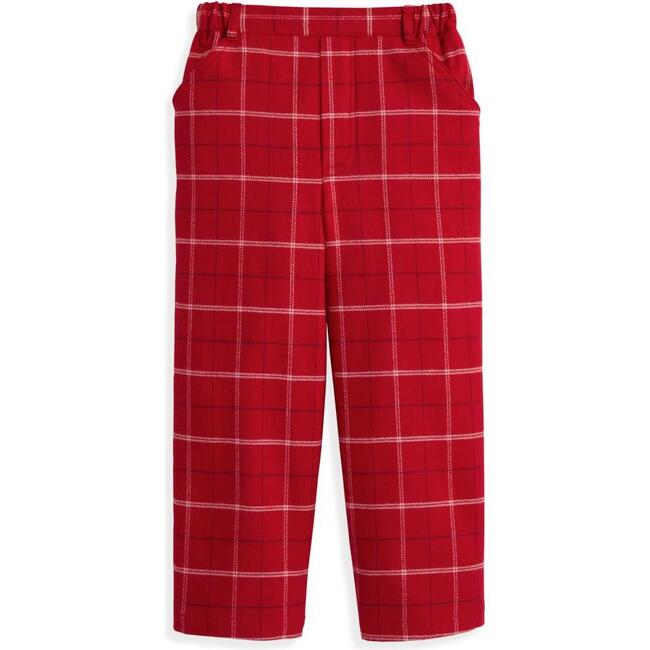 Plaid Faux Zip Pant, Rex Check - Pants - 1