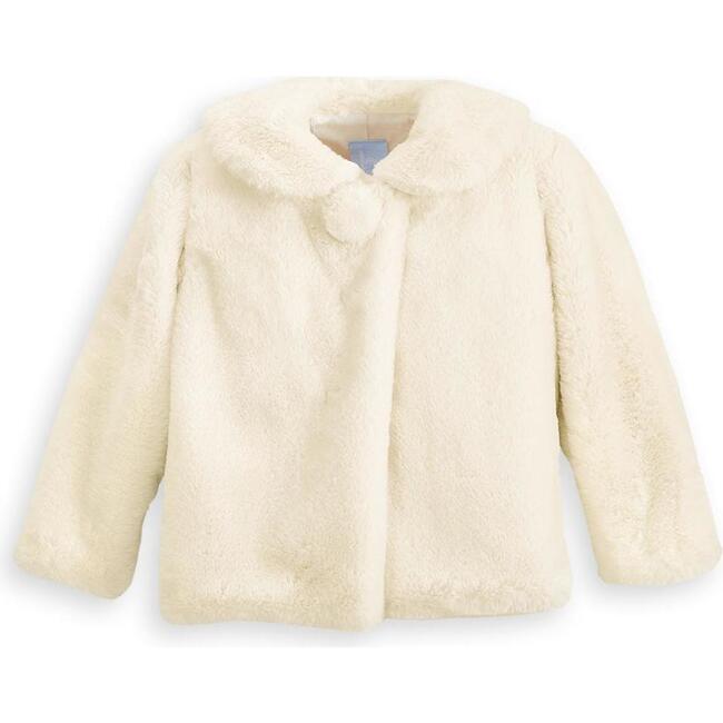 Gretchen Coat, Ivory - Fur & Faux Fur Coats - 1