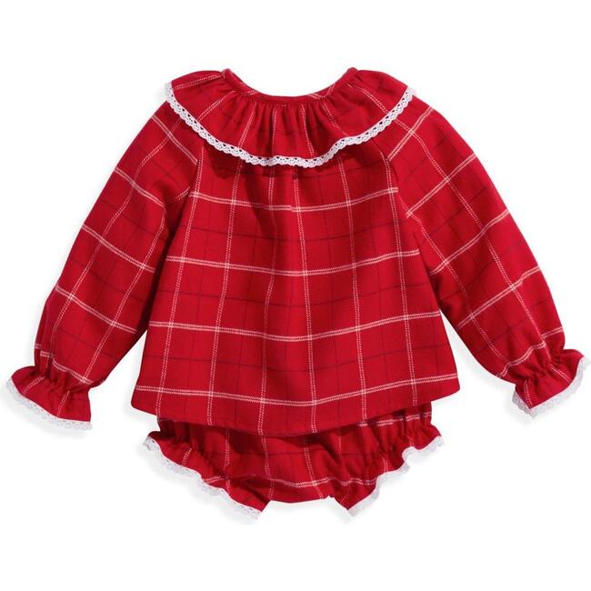 Birdie Bloomer Set, Rex Check - Rompers - 1