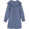 Octavia Jersey Dress, Dusty Blue - Dresses - 2