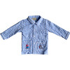 Little Pigs Pajamas, Blue - Pajamas - 2