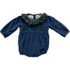 Holly Romper, Navy - Rompers - 1 - thumbnail