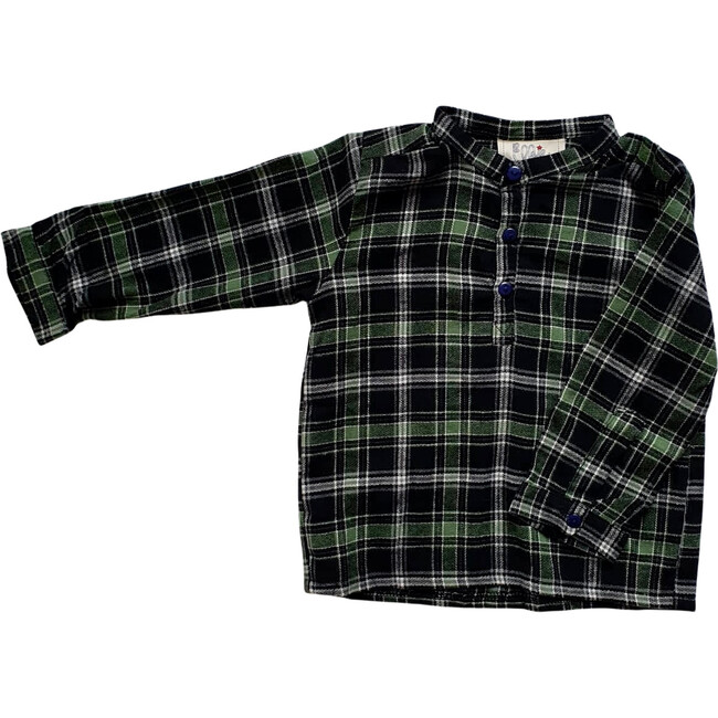 Hector Shirt , Green & Black