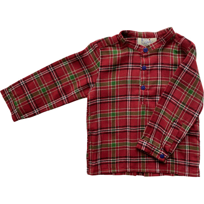 Hector Shirt, Red & Green