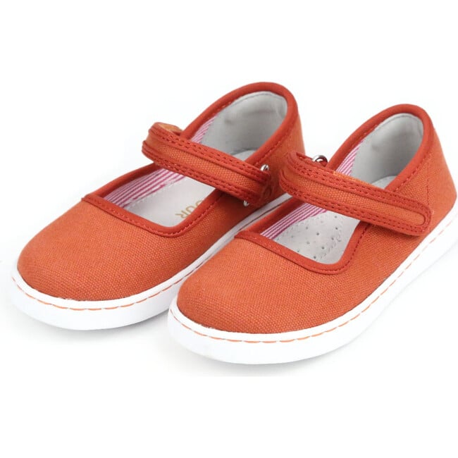 Jenna Canvas Mary Jane, Terracotta