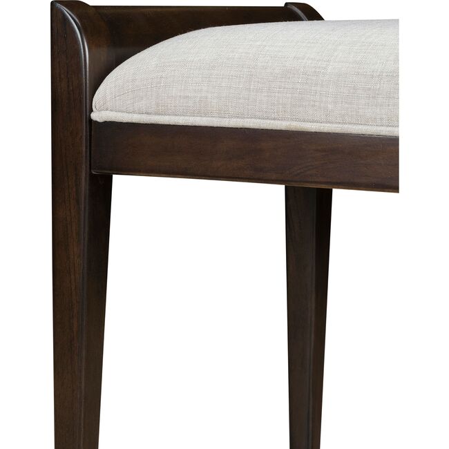 Chelsea Square Modern Desk Stool, Raisin - Desk Chairs - 3