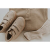 Leather High Top Sneaker, Stone - Sneakers - 3