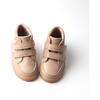 Leather High Top Sneaker, Stone - Sneakers - 4