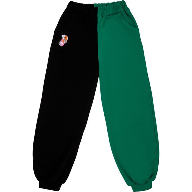 Balloon Sweatpants, Candy Bar Black/Green