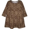 UPF 50+ Lumi Long Sleeve Tee Dress, Luxxe Leopard - Dresses - 1 - thumbnail