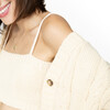 Women's Lu Cardigan Set, Crème - Cardigans - 2