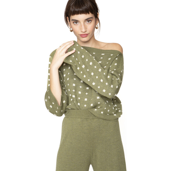 Women's Tammie Top, Sage - Sweaters - 1 - zoom