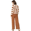 Women's Annie Henley, Rootbeer Stripe - Sweaters - 3