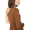 Women's Long Sleeve Lora Top, Root Beer - Sweaters - 2 - thumbnail