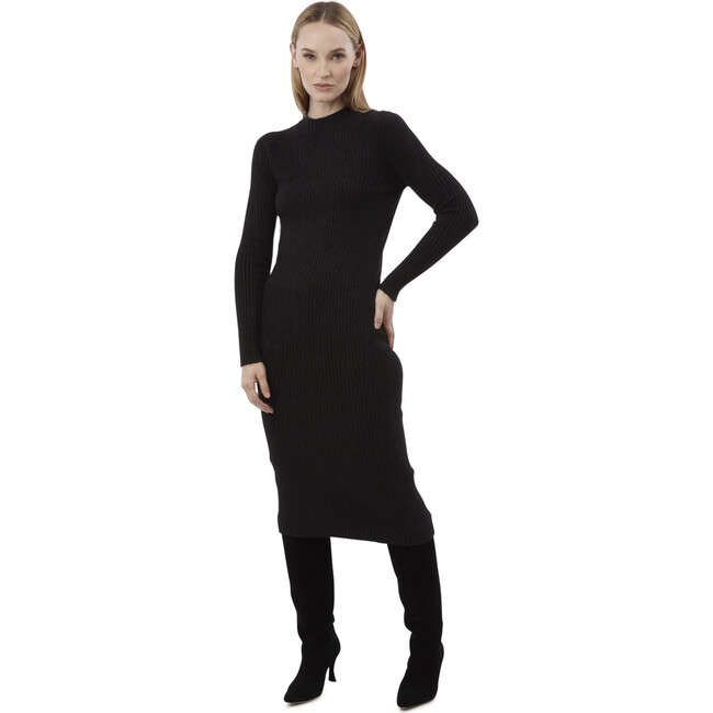 Women's Malia Sweater Dress, Noir
