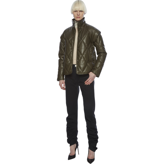 Women's Liliane Jacket, Khaki - Coats - 2