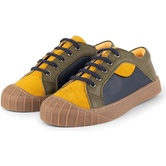 Mustard.Olive Retro Sneakers, Multi-color - Sneakers - 3