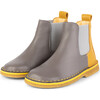 Grey.Mustard Chelsea Boots, Multi-color - Boots - 2