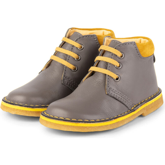 Grey Desert Boots, Grey - Boots - 2