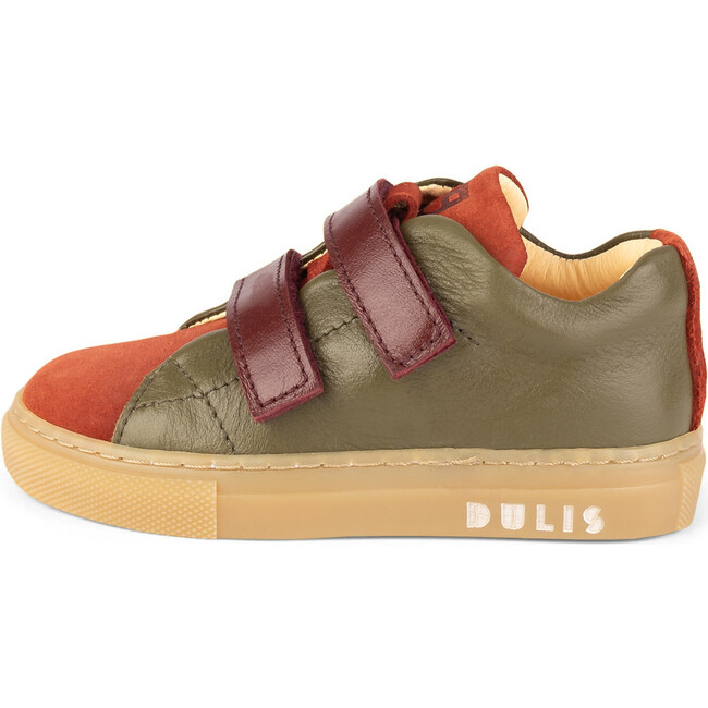 Muskat.Olive Minimalist Strap Sneakers, Multi-color
