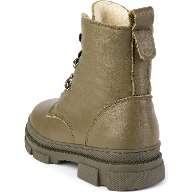 Olive Combat Boots, Olive - Boots - 2