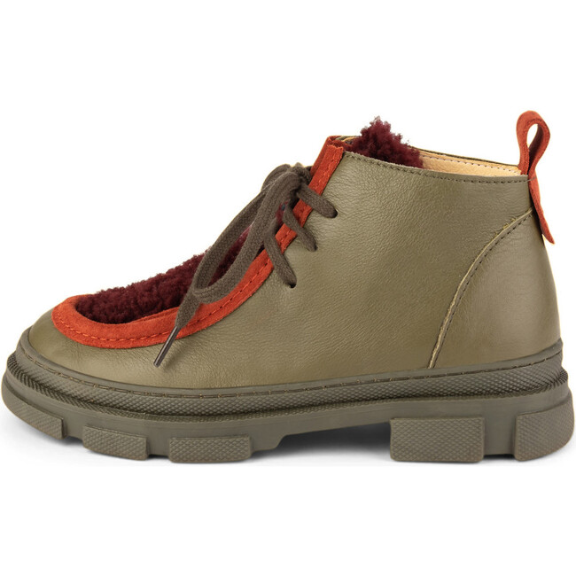 Olive.Bordeaux Wallabee, Multi-color