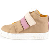 Beige Eco Strap Mid Sneaker, Beige - Sneakers - 3