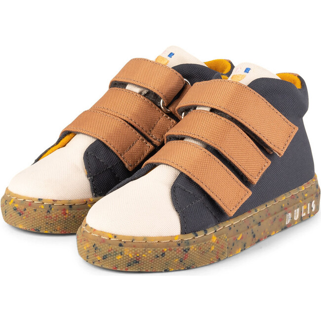 Crude.Dark Grey Eco Strap Mid Sneaker, Multi-color - Sneakers - 3
