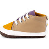 Mauve.Beige Eco Sneaker Booties, Multi-color - Booties - 1 - thumbnail