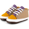Mauve.Beige Eco Sneaker Booties, Multi-color - Booties - 2