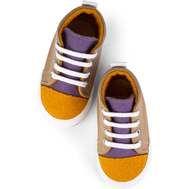 Mauve.Beige Eco Sneaker Booties, Multi-color - Booties - 4