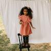 Nora Jumper Skirt, Apricot - Skirts - 3