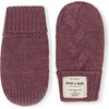 Celie Mittens, Port Wine Royale - Gloves - 1 - thumbnail