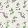 Dahl Halloween Pajama Set, Skeleton Skater - Pajamas - 5
