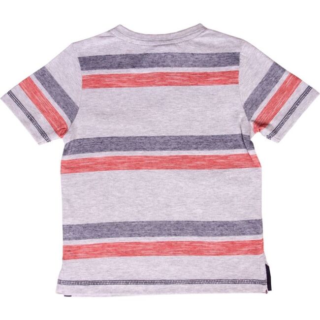 Noam Yarn Dye Pocket Henley, Rib Red - Tees - 2