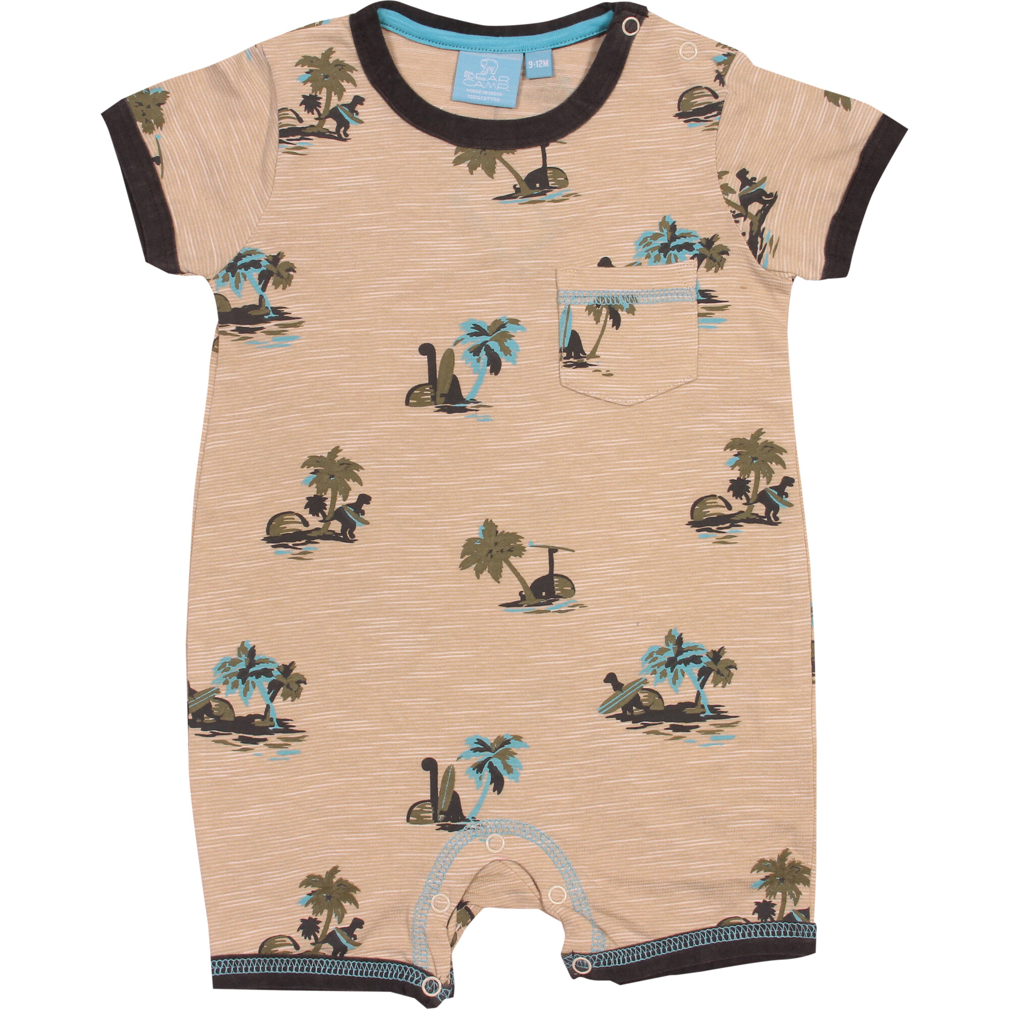 Winston Island Romper, Sand - Rompers - 1