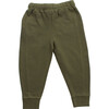 Side Stripe Jogger Pants, Olive - Sweatpants - 2