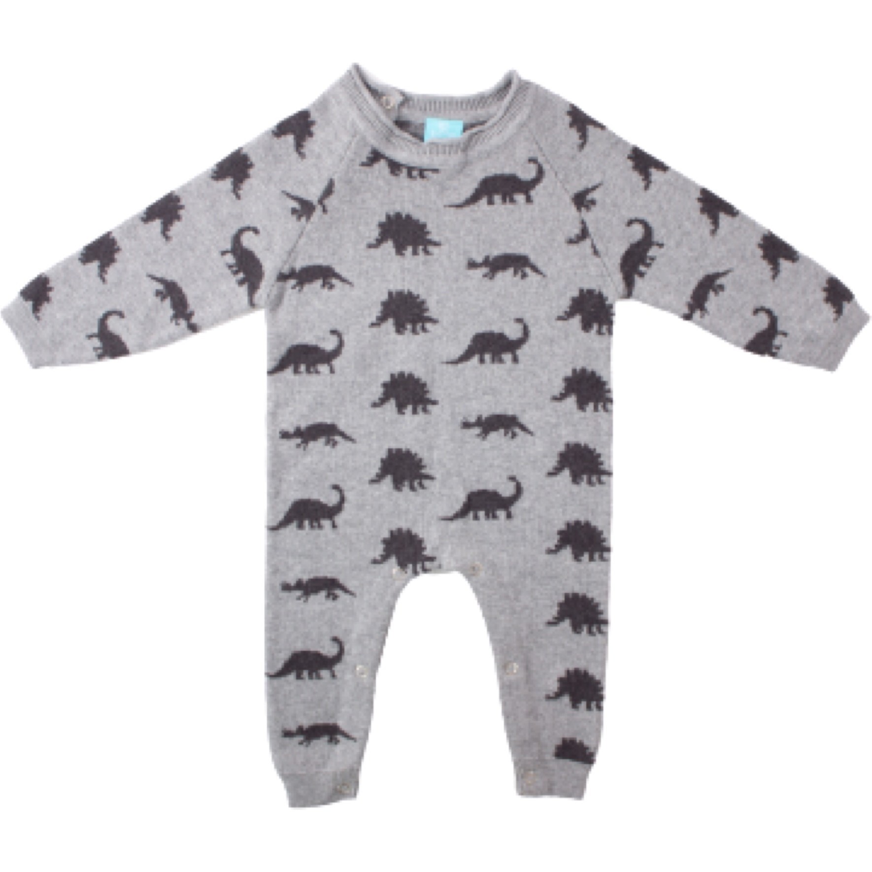 Edward Romper, Grey - Rompers - 1