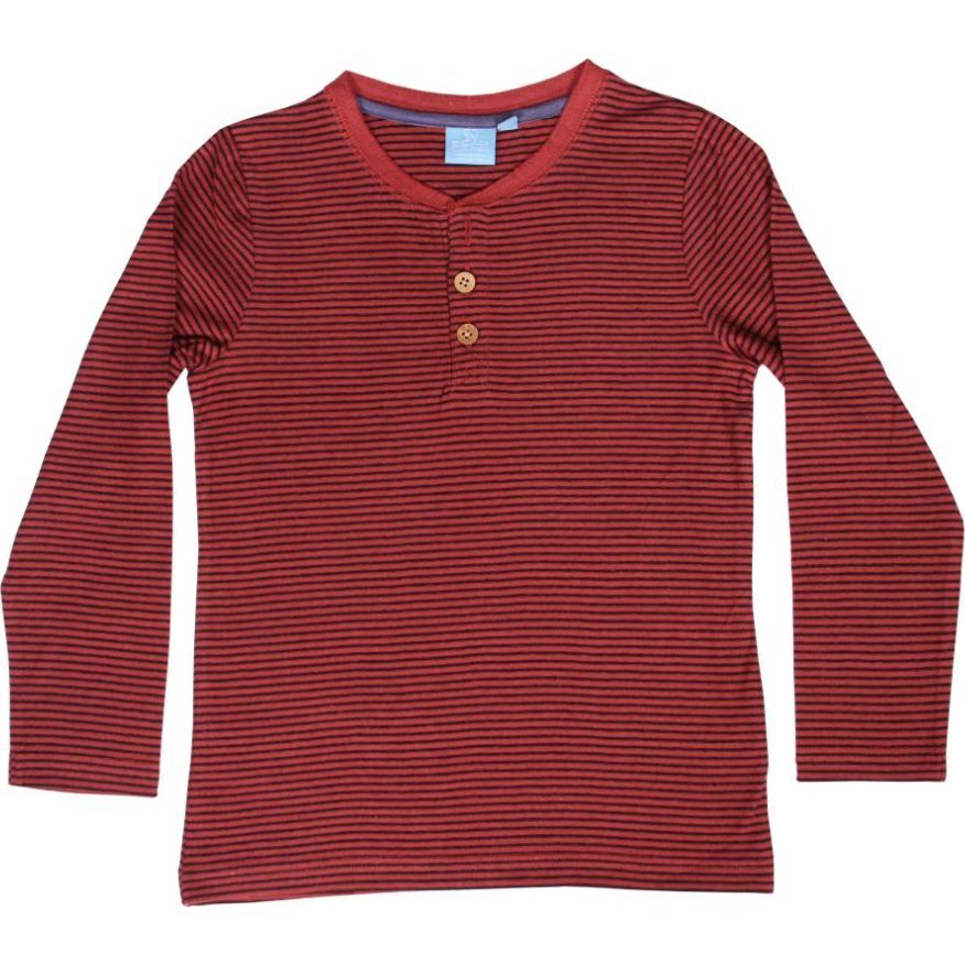 Corey Long Sleeve Tee, Cream Berry - Tees - 1