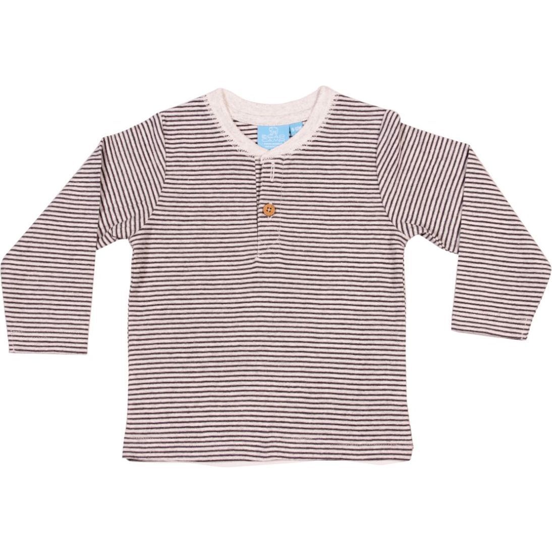 Corey Long Sleeve Tee, Oatmeal - Tees - 1