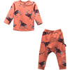 Deer Outfit, Terra Cotta - Mixed Apparel Set - 1 - thumbnail