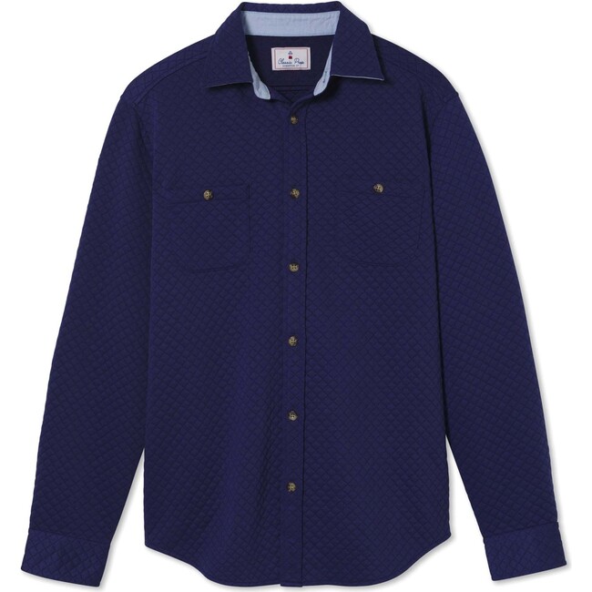 Men's Grant Shirt Quilted Jacket, Blue Ribbon - Shirts - 1