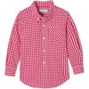 LS Owen Button Down, Crimson Gingham - Shirts - 1 - thumbnail