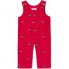 Tucker Overall, Crimson With Woody Embroidery - Overalls - 1 - thumbnail