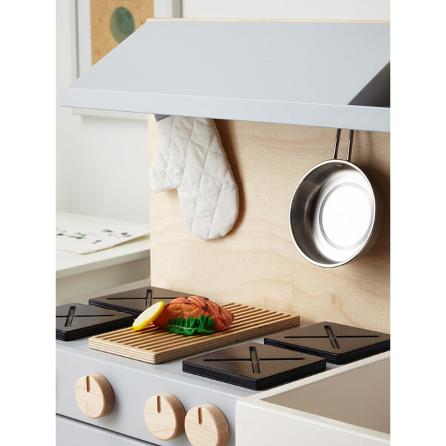 Essential Play Kitchen Hood, Grey - Play Kitchens - 5